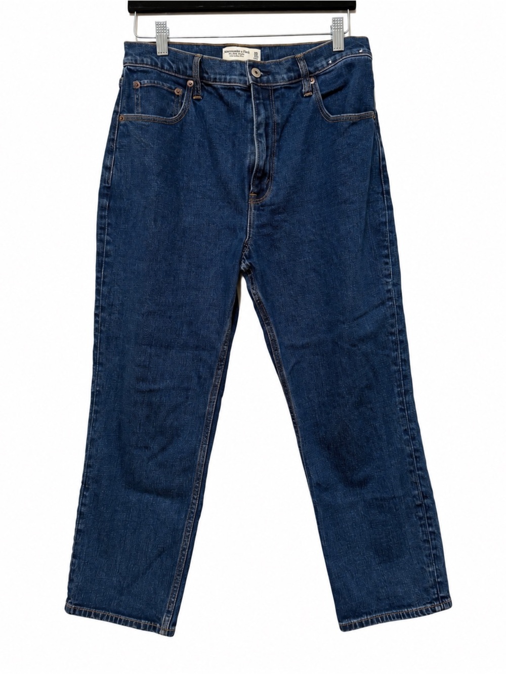 🦋 Abercrombie & Fitch| Ankle Straight Ultra High Rise Jeans Dark Wash 30 10S